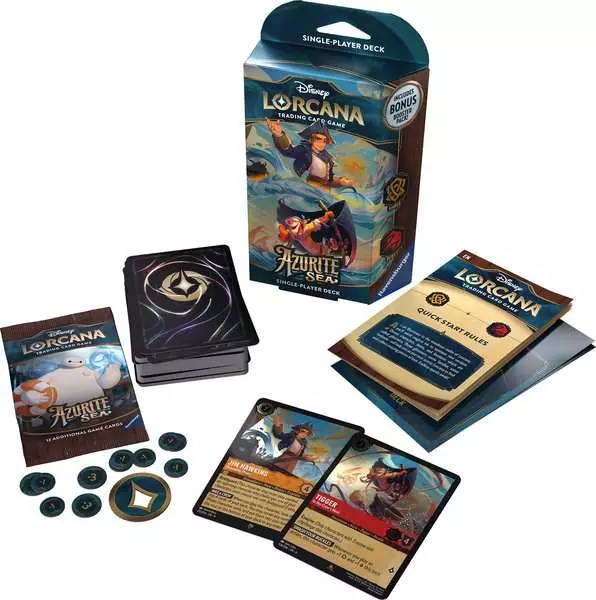 Disney Lorcana: Azurite Sea - Amber and Ruby Deck (Englisch)