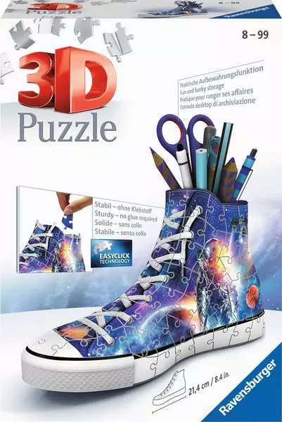 3D Puzzle Sneaker Astronauten im Weltall