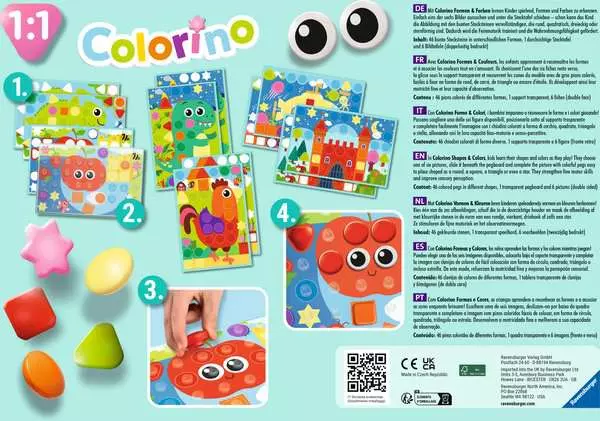 Mein Formen-Colorino - Kinderspiel ab 2 Jahren