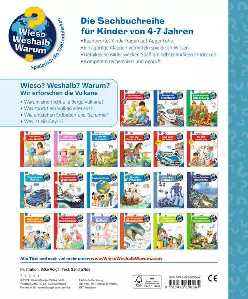 Ravensburger Wieso? Weshalb? Warum?. Band 4 - Wir erforschen die Vulkane