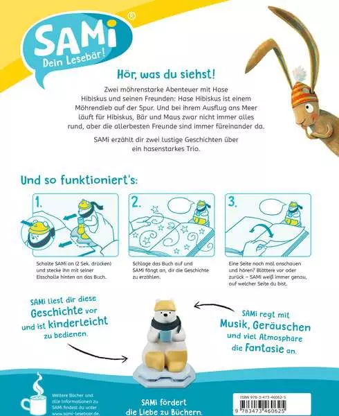 SAMi – dein Lesebär - Hase Hibiskus - Zwei möhrenstarke Abenteuer