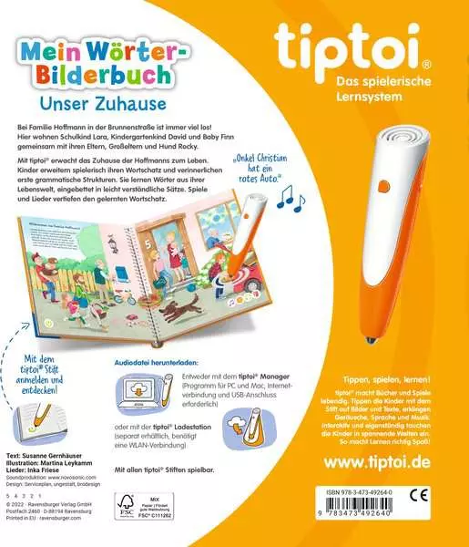 tiptoi® Mein Wörter-Bilderbuch - Unser Zuhause