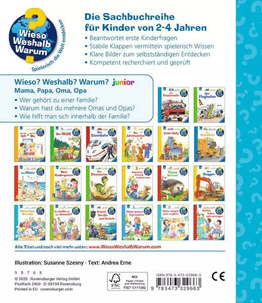 Ravensburger Wieso? Weshalb? Warum? junior Band 39 - Mama. Papa. Oma. Opa