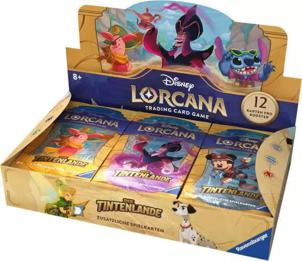 Disney Lorcana: Die Tintenlande - Display mit 24 Booster Packs (Deutsch)
