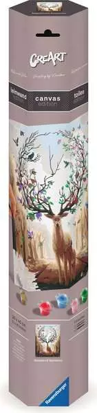 CreArt Magischer Hirsch - Malen nach Zahlen für Erwachsene