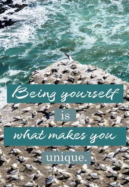 Puzzle 99 Teile - Du selbst zu sein ist das. was dich einzigartig macht