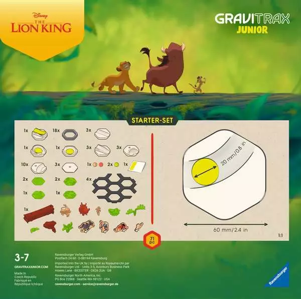 Ravensburger GraviTrax Junior Starter-Set König der Löwen