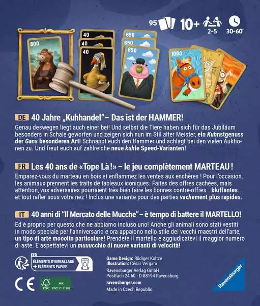 Kuhhandel 40 Jahre Jubiläumsedition - Kartenspiel ab 10 Jahren