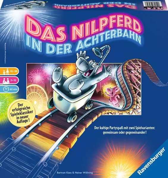 Das Nilpferd in der Achterbahn - Spiel ab 10 Jahren