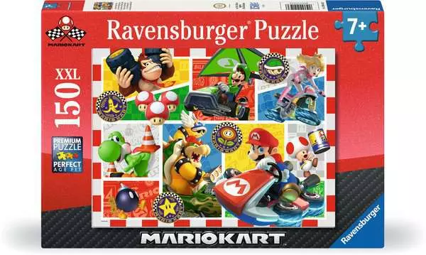 Kinderpuzzle ab 7 Jahren - Spaß mit Mario Kart - 150 Teile