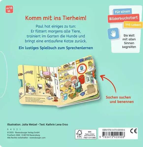 Wo ist bloß …? - Mein Tier-Buch zum Sachen suchen