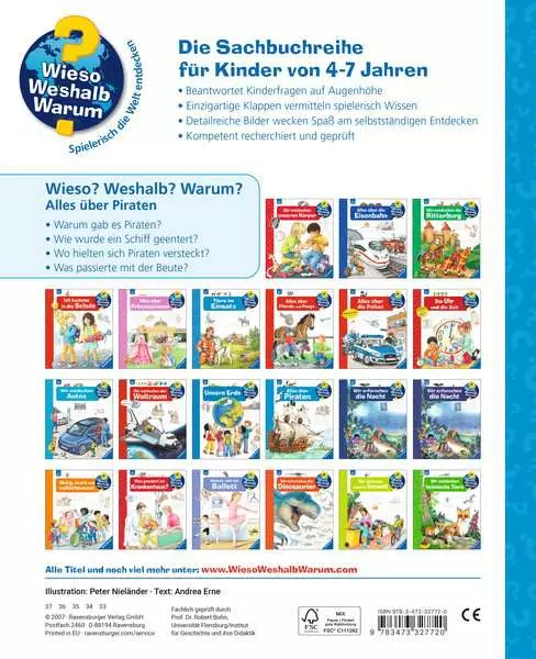 Ravensburger Wieso? Weshalb? Warum?. Band 40 - Alles über Piraten