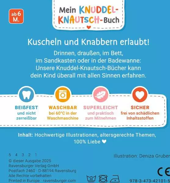 Mein Knuddel-Knautsch-Buch - Meine Lieblingstiere