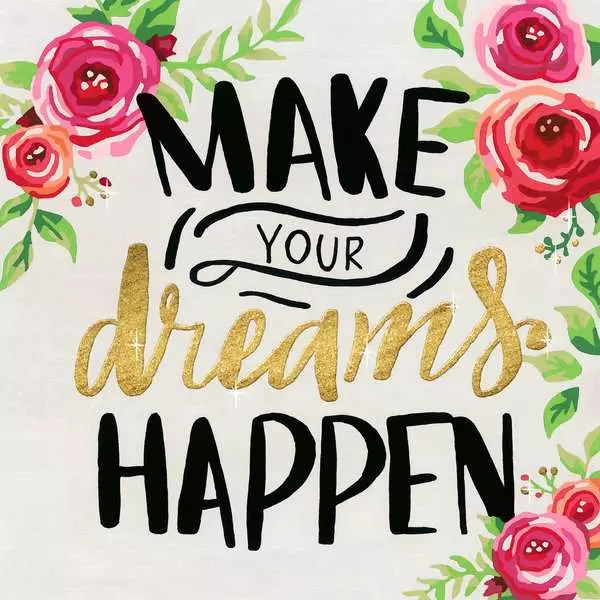 CreArt Make your dreams happen - Malen nach Zahlen für Erwachsene