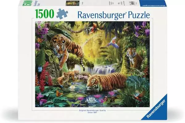 Puzzle 1500 Teile - Idylle am Wasserloch