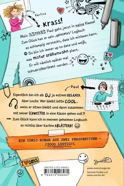 Das ungeheimste Tagebuch der Welt!. Band 1 - Wie mein bescheuerter Bruder Klassensprecher in meiner Klasse wurde …