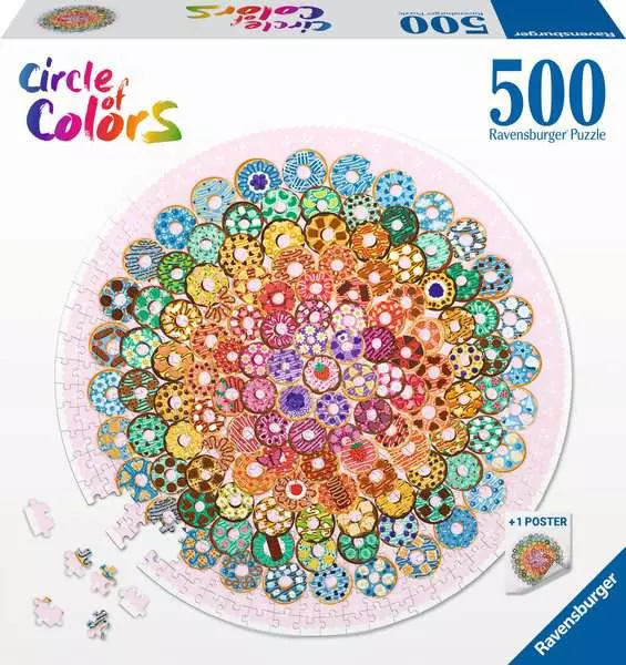 Puzzle 500 Teile - Circle of Colors - Donuts