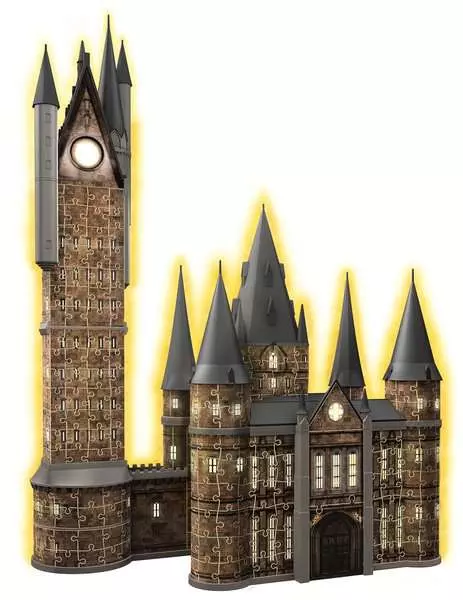 3D Puzzle Hogwarts Schloss - Astronomieturm - Night Edition