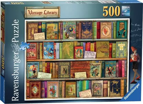 Puzzle 500 Teile - Vintage Library
