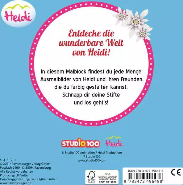 Heidi - Mein Malblock