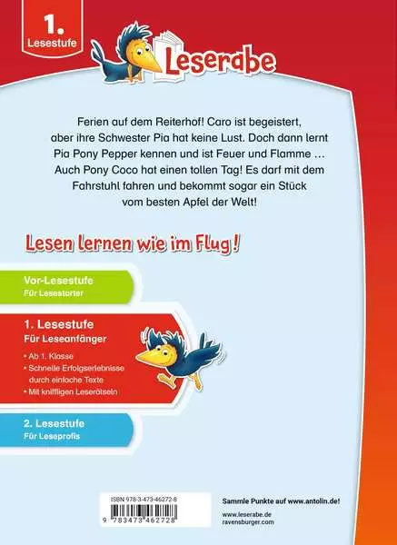 Leserabe Sonderausgaben - Rabenstarke Ponygeschichten für Erstleser