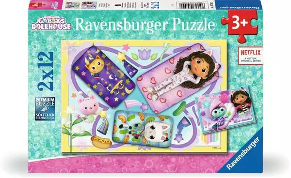 Kinderpuzzle ab 3 Jahren - Pyjamaparty - 12 Teile