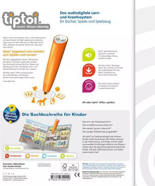 tiptoi® Wieso? Weshalb? Warum? - Unterwegs mit der Polizei