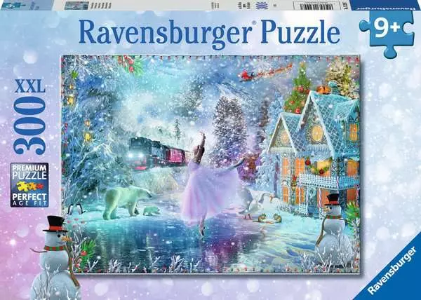 Kinderpuzzle ab 9 Jahren - Winterwunderland - 300 Teile