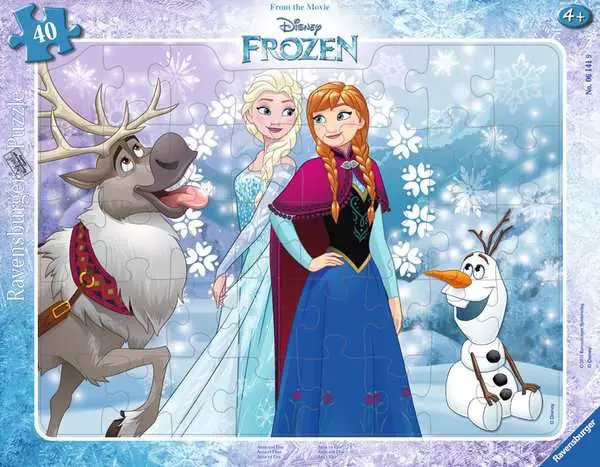 Kinderpuzzle ab 4 Jahren - Anna und Elsa - 40 Teile