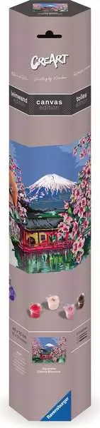 CreArt Japanische Kirschblüten - Malen nach Zahlen für Erwachsene