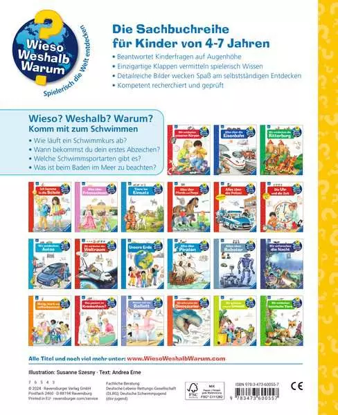 Ravensburger Wieso? Weshalb? Warum?. Band 26 - Komm mit zum Schwimmen