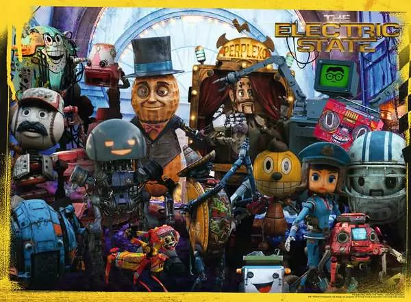 Puzzle 500 Teile - Drohnen niemals! Bots für immer!