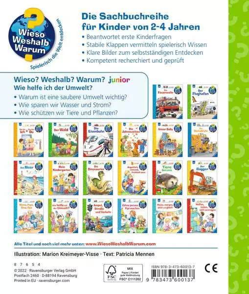 Ravensburger Wieso? Weshalb? Warum? junior. Band 43 - Wie helfe ich der Umwelt?