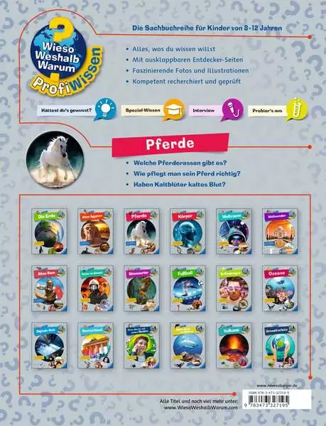 Ravensburger Wieso? Weshalb? Warum? ProfiWissen. Band 4 - Pferde