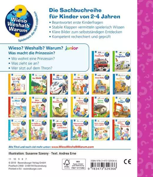 Ravensburger Wieso? Weshalb? Warum? junior. Band 19 - Was macht die Prinzessin?
