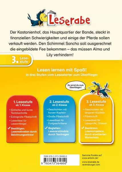 Leserabe 3 Lesestufe. Band 3 - Die Hufeisenbande