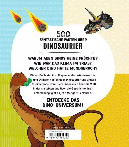 500 fantastische Fakten über Dinosaurier