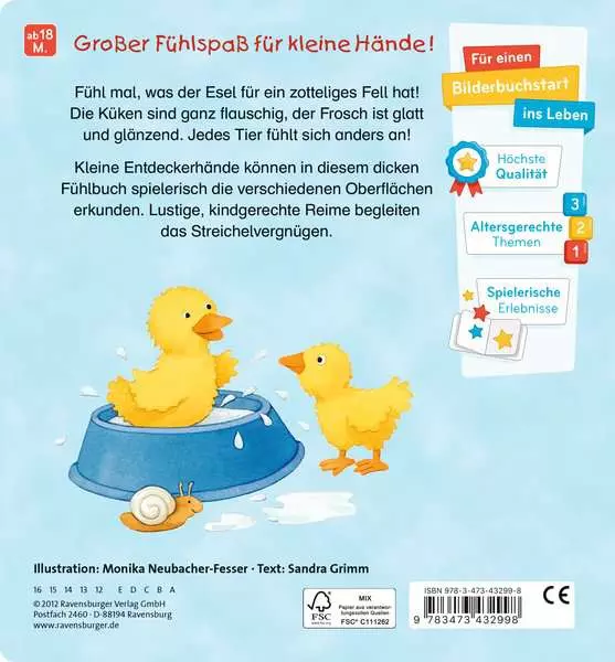 Mein erstes großes Tier-Fühlbuch