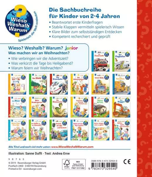 Ravensburger Wieso? Weshalb? Warum? junior. Band 44 - Was machen wir an Weihnachten?