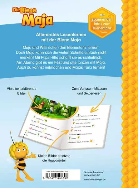 Die Biene Maja - Der Bienentanz - Zum Lesenlernen