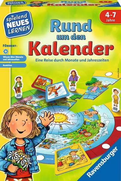Rund um den Kalender - Kinderspiel ab 4 Jahren