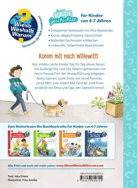 Ravensburger Wieso? Weshalb? Warum? Meine Vorlesegeschichten. Band 1 - Was erleben wir Tag für Tag?