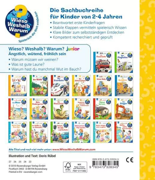 Ravensburger Wieso? Weshalb? Warum? junior Band 32 - Ängstlich. wütend. fröhlich sein