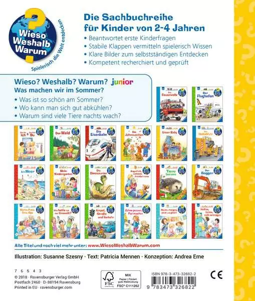 Ravensburger Wieso? Weshalb? Warum? junior. Band 60 - Was machen wir im Sommer?