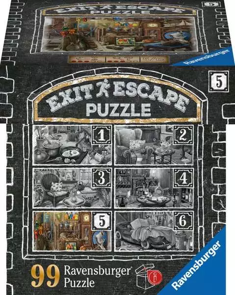 Puzzle 99 Teile - Im Gutshaus Dachboden