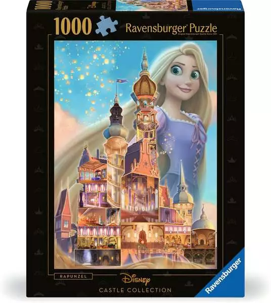 Puzzle 1000 Teile - Disney Castles: Rapunzel