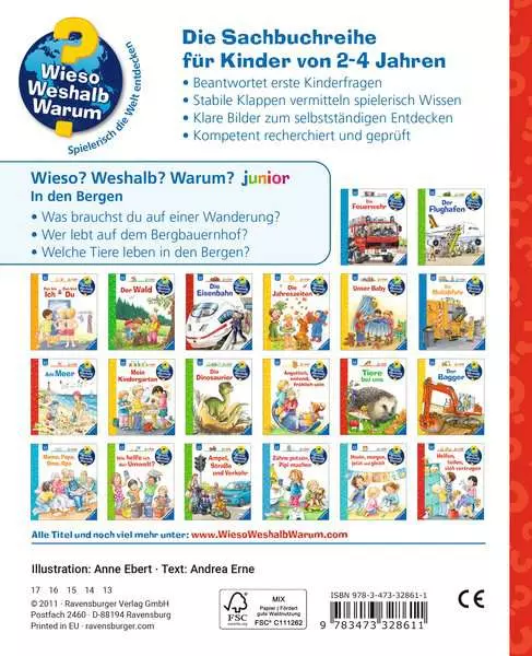 Ravensburger Wieso? Weshalb? Warum? junior. Band 42 - In den Bergen
