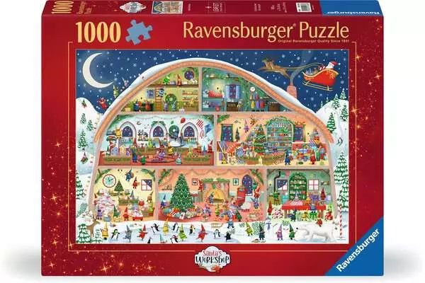 Puzzle 1000 Teile - Die Weihnachtswerkstatt