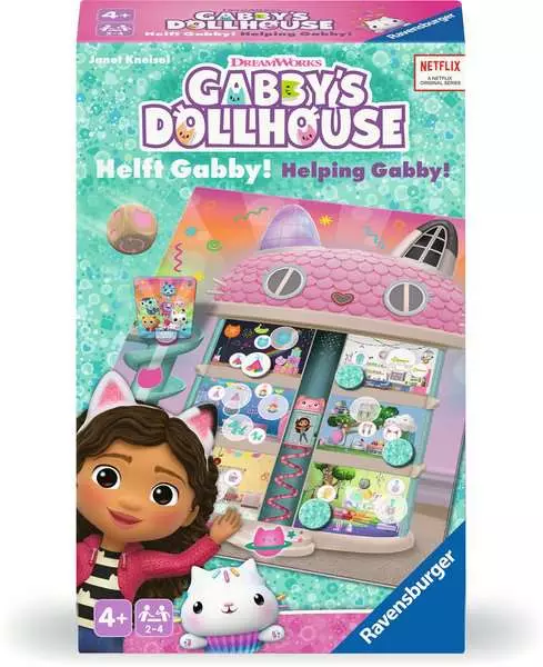 Gabby's Dollhouse: Helft Gabby! - Reisespiel ab 4 Jahren