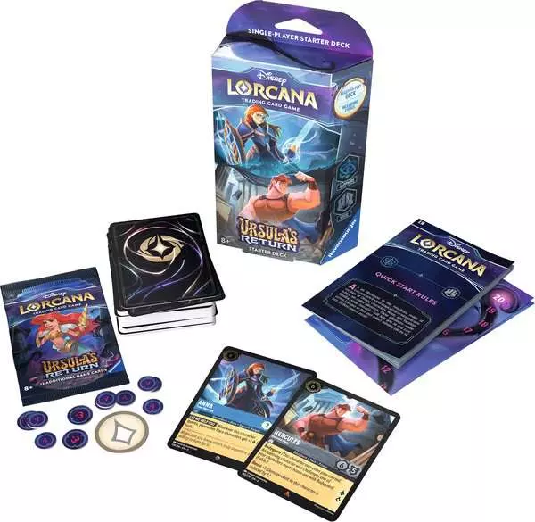 Disney Lorcana: Ursula's Return - Starter Deck Sapphire and Steel (Englisch)